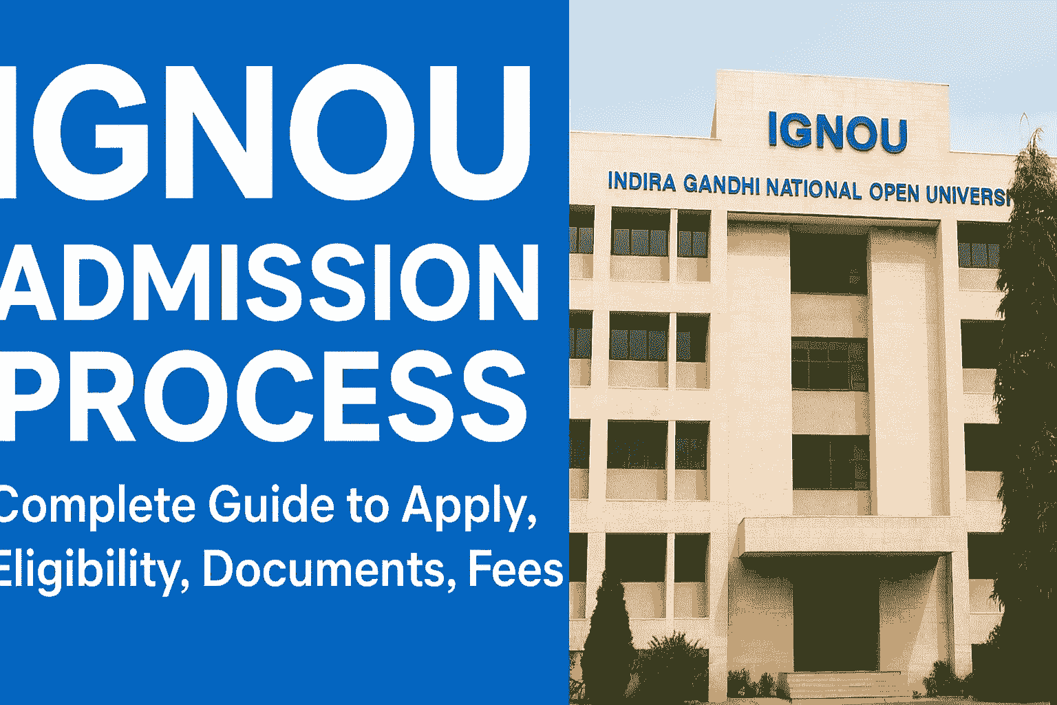 IGNOU admission