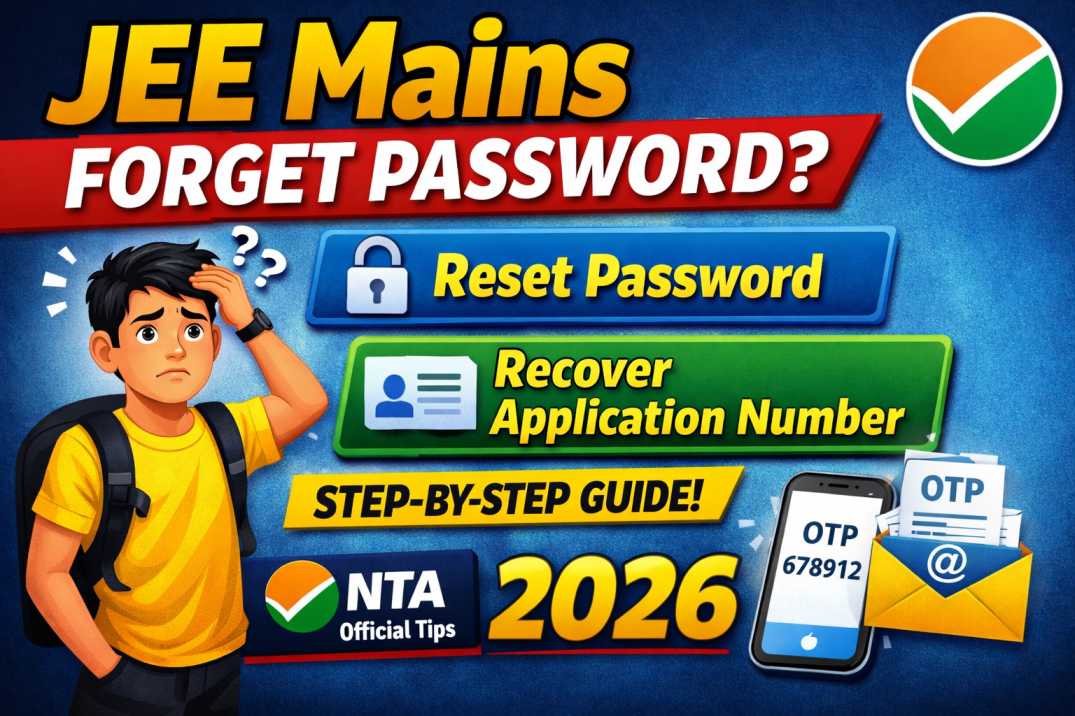 JEE Mains Forgot Password Process