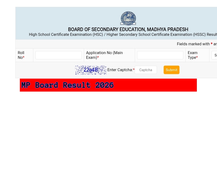 MP Board Result 2026 Students Checking Result