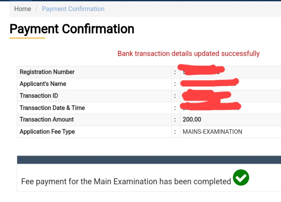 UPSSSC Payment Gateway